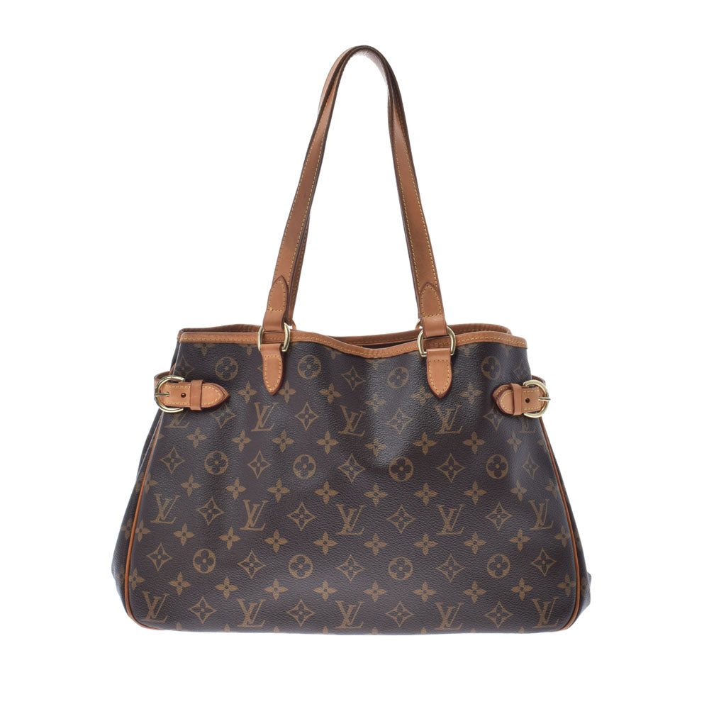 LOUIS VUITTON ルイヴィトン モノグラム バティニョール・オリゾンタル ブラウン M51154 ユニセックス モノグラムキャンバス トートバッグ Bランク 中古 