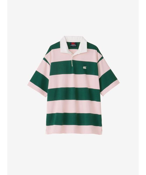 カンタベリー/S/S 4INCH STRIPE RUGBY JERSEY(ショートスリーブ4インチ･･･