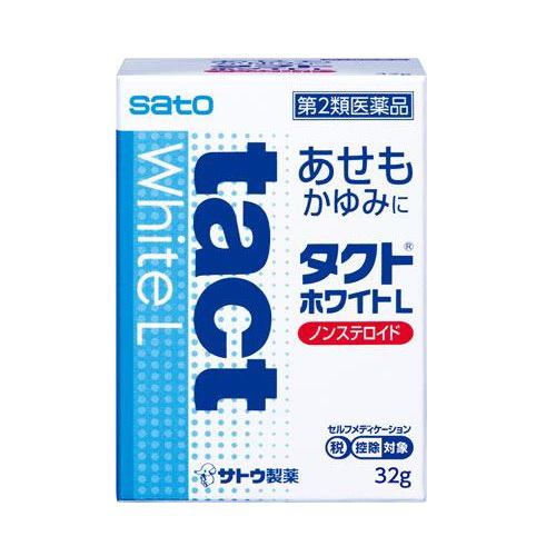 【第2類医薬品】【濫用等のおそれのある医薬品】【セルフメディケーション税制対象】★佐藤製薬 タクトホワイトL (32g)