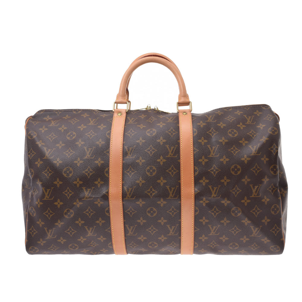 LOUIS VUITTON ルイヴィトンキーポル50  14145 ユニセックス モノグラムキャンバス ボストンバッグ M41426  中古