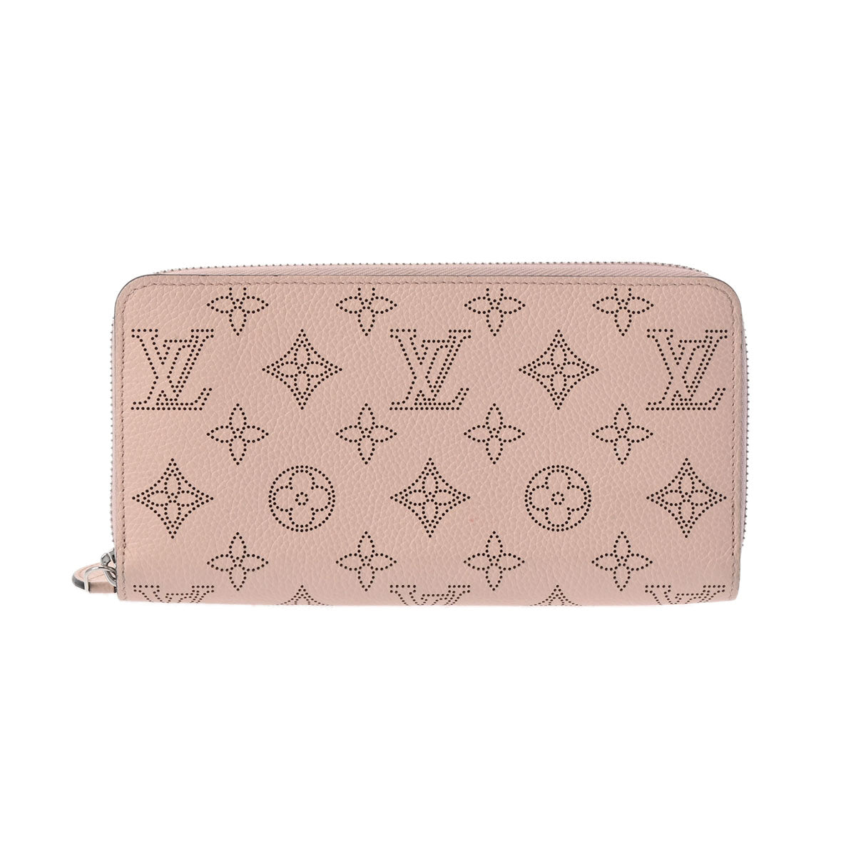 LOUIS VUITTON ルイヴィトン マヒナ ジッピーウォレット ローズジャスミン M82755 レディース レザー 長財布 ABランク 中古 