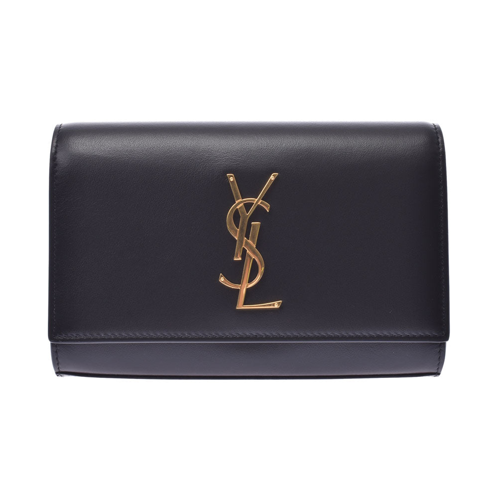 SAINT LAURENT サンローラン ベルトバッグ ケイト ボディバッグ クラッチバッグ 黒 534395DV70J1000 レディース カーフ ウエストバッグ 未使用 