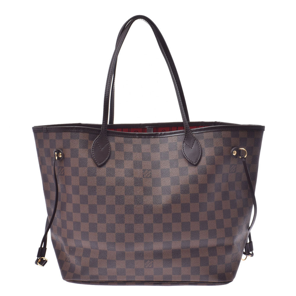 LOUIS VUITTON ルイヴィトン ダミエ ネヴァーフルMM ブラウン N51105 ユニセックス ダミエキャンバス トートバッグ Bランク 中古 