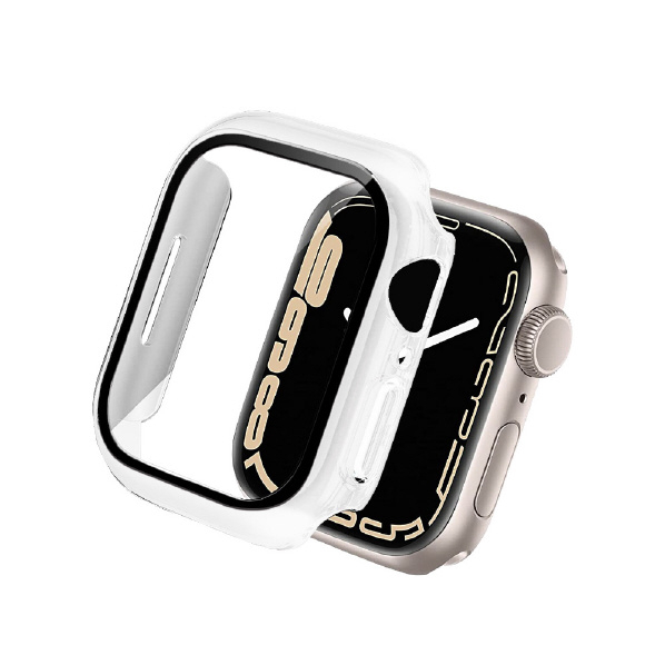 クールモバイルカンパニー Apple Watch Series 7(45mm)用フルカバーケース ホワイト AWPC45-WH