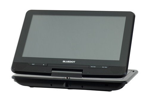 BLUEDOT 【BLUEDOTポータブルDVDプレーヤー】 10インチ回転式モデル ブラック BDP-1030K【中古品】