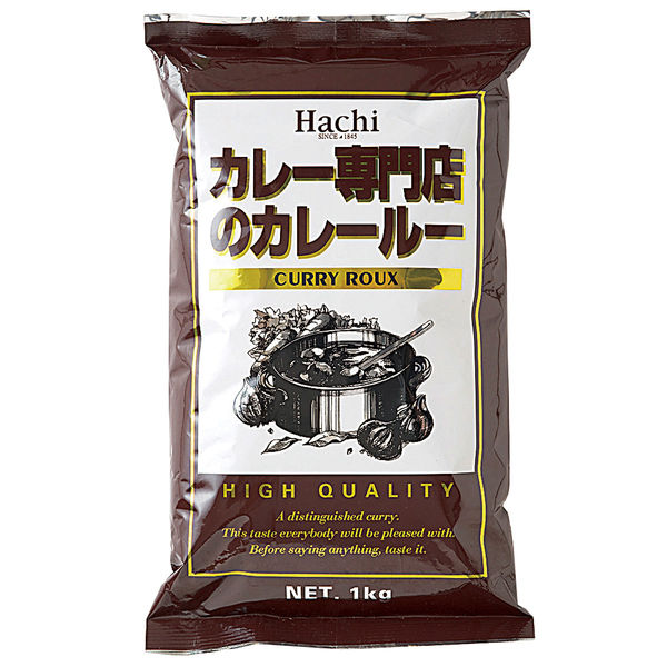 ハチ食品 業務用　カレー専門店のカレールウ　1ケース　1KG×12（直送品）