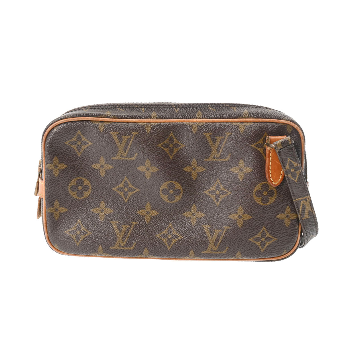 LOUIS VUITTON ルイヴィトン モノグラム ポシェット マルリーバンドリエール ブラウン M51828 レディース モノグラムキャンバス ショルダーバッグ Bランク 中古 