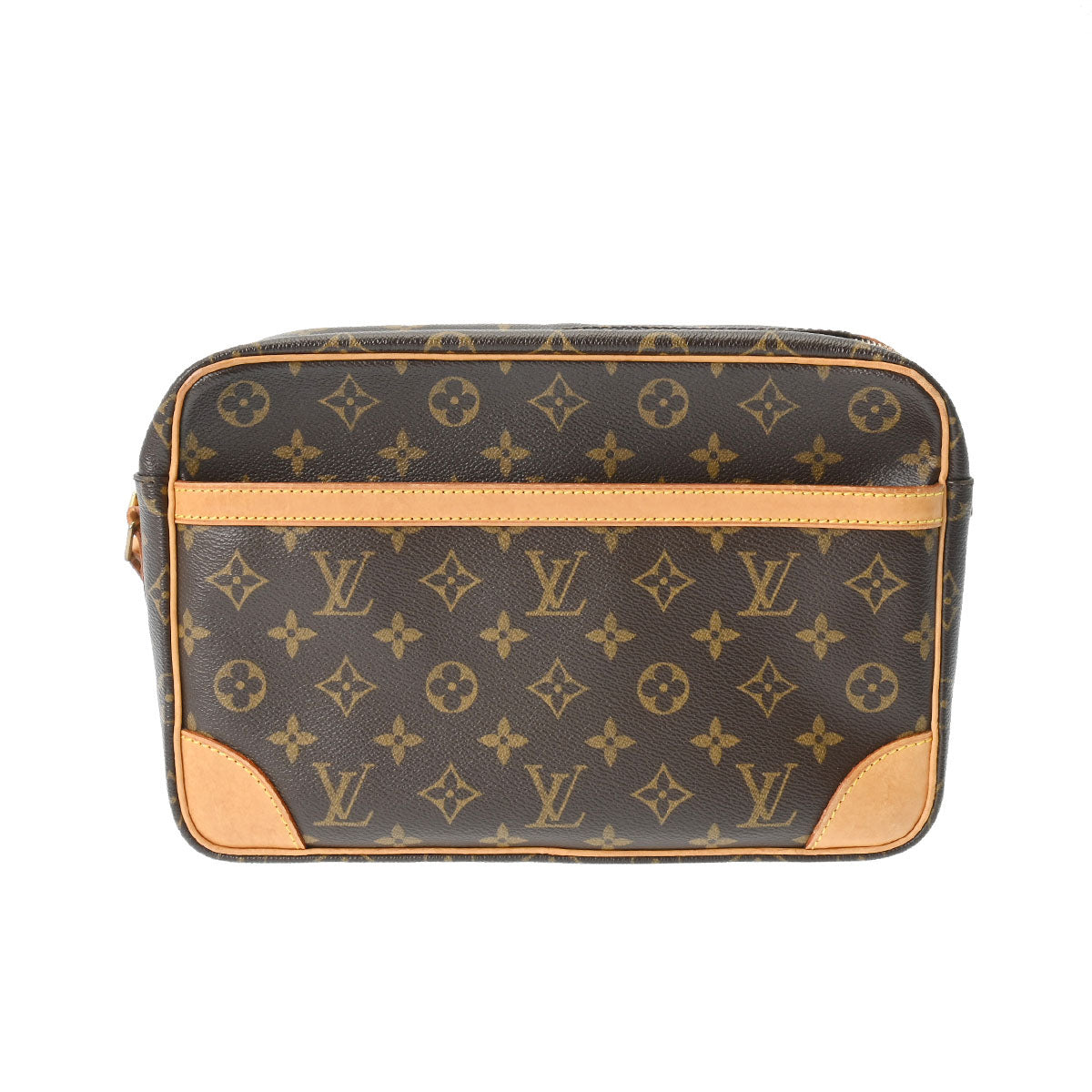 LOUIS VUITTON ルイヴィトン モノグラム トロカデロ 30 ブラウン M51272 レディース モノグラムキャンバス ショルダーバッグ Bランク 中古 