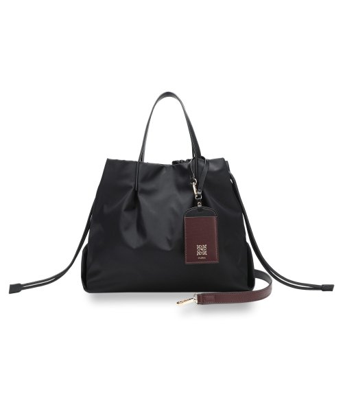 パドマ PADMA トートバッグ ショルダーバッグ レディース 巾着 カードケース付き 2WAY TOTE BAG ブラック グレー ベージュ カーキ 黒 PA