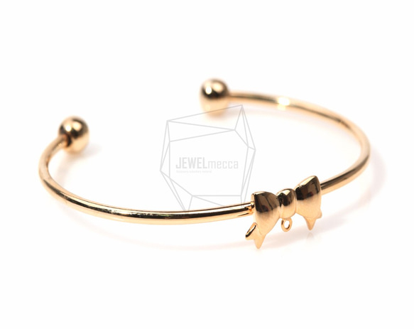 BRA-007-G【1個入り】リボンブレスレット,bird Bracelet/2mm thickness