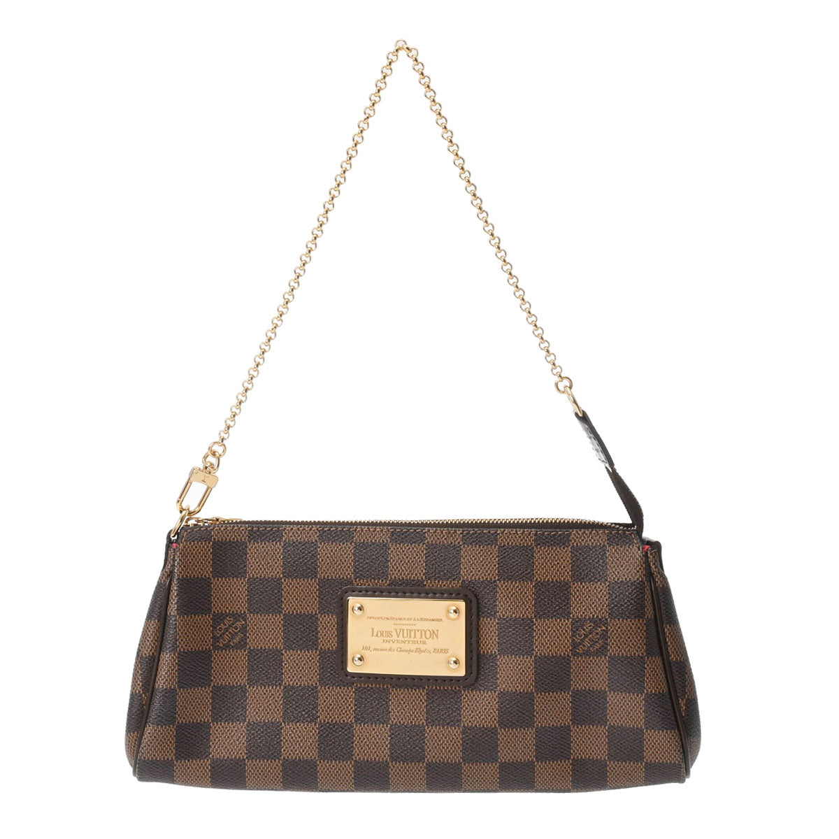 LOUIS VUITTON ルイヴィトン ダミエ エヴァ 2WAY ブラウン N55213 レディース ダミエキャンバス ショルダーバッグ Aランク 中古 