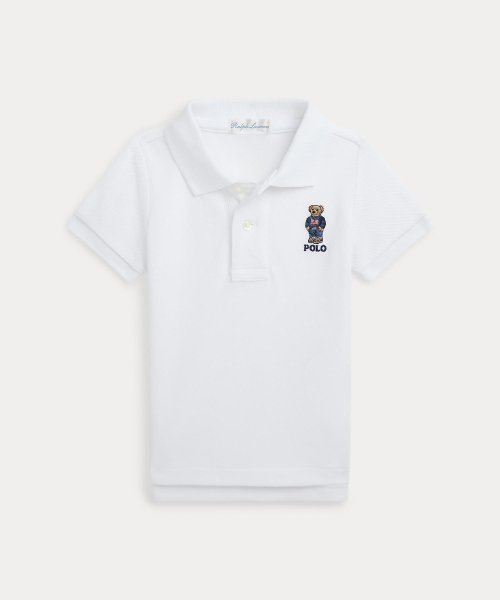 (ベビー)Polo ベア コットン メッシュ ポロシャツ