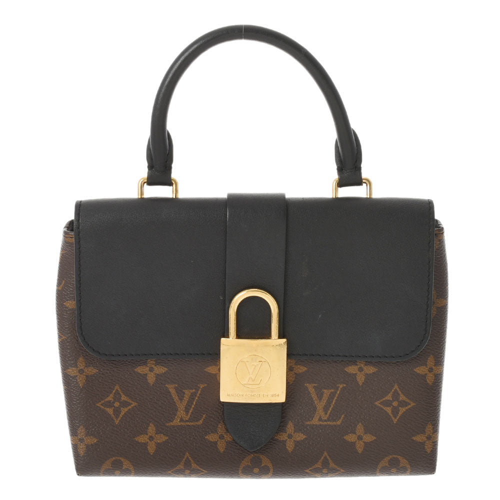 LOUIS VUITTON ルイヴィトン モノグラム ロッキーBB 黒 Ｍ44141 レディース モノグラムキャンバス 2WAYバッグ Bランク 中古 