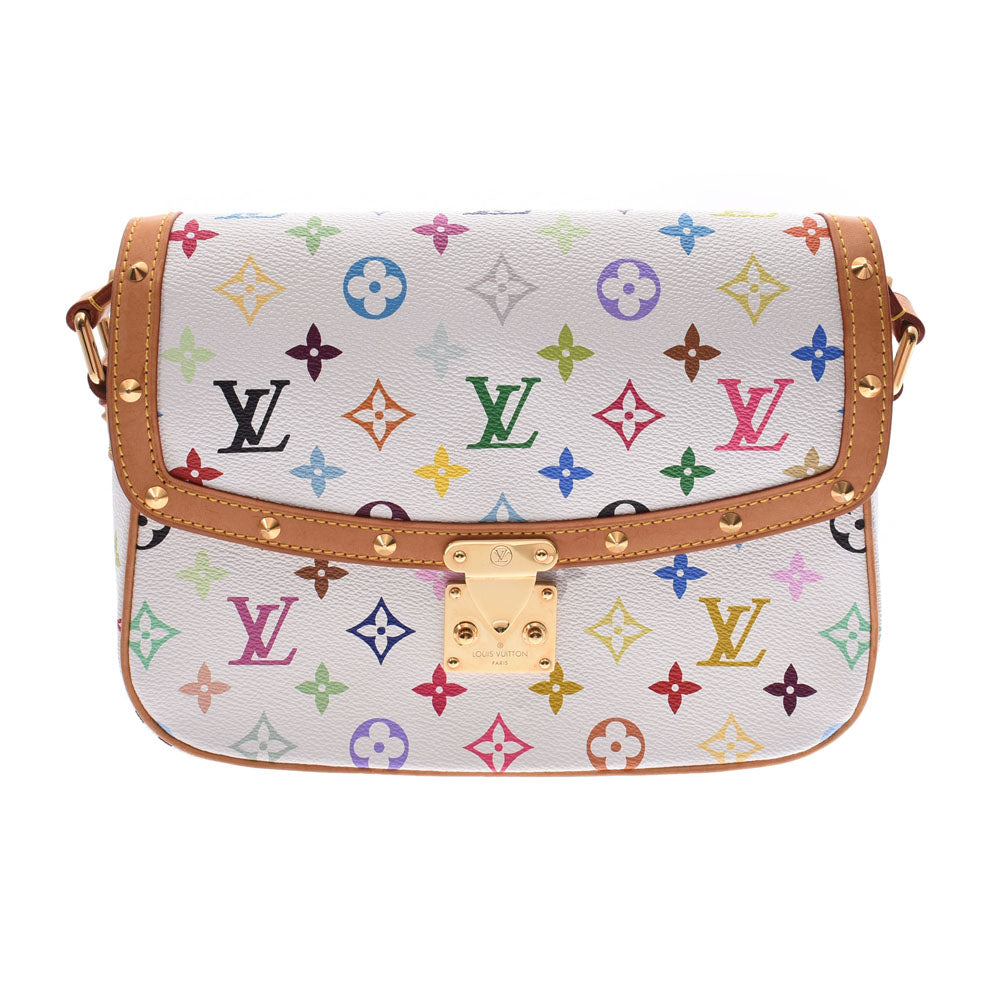 LOUIS VUITTON ルイヴィトン マルチカラー ソローニュ ブロン（白） M92661 レディース モノグラムマルチカラー ショルダーバッグ ABランク 中古 