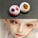 【12mm14mm16mm18mm】 ドールアイ ハンドメイドドール bjd 目 オビツ11アイ-4714