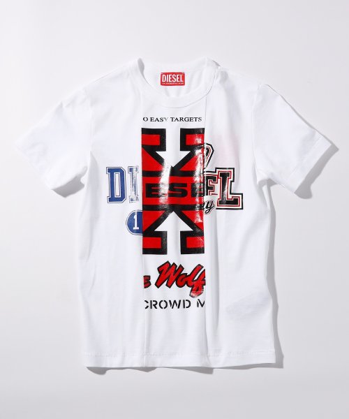 DIESEL(ディーゼル)Kids & Junior ブランドロゴ半袖Tシャツカットソー