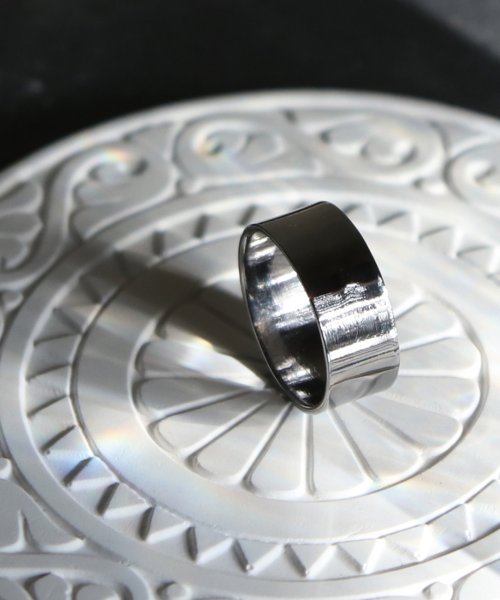 【YArKA/ヤーカ】silver925 7mm plane ring [pwo]/シルバー925  7ミリプレーンリング