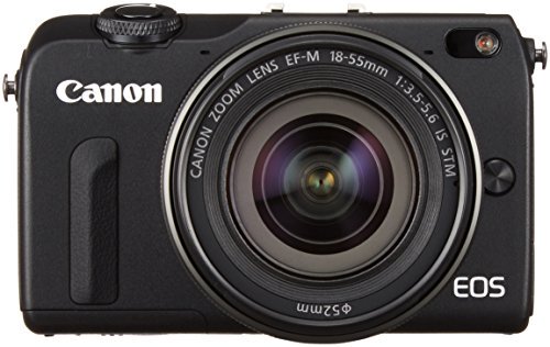 Canon ミラーレス一眼カメラ EOS M2 EF-M18-55 IS STM レンズキット(ブラック) EF-M18-55mm F3.5-5.6 IS STM 付属 【中古品】