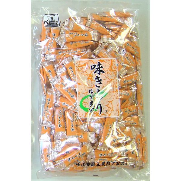 中山食品工業 500g味きらり/ゆず味昆布 4931863925017 1箱（24袋入）（直送品）