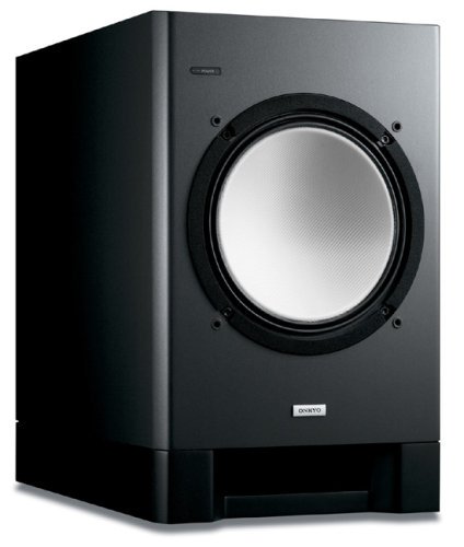 ONKYO サブウーファーシステム アンプ内蔵 ブラック SL-A250(B)【中古品】