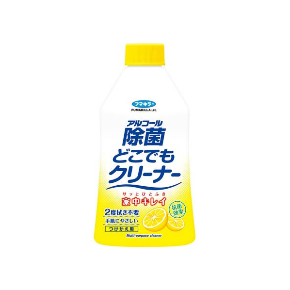 フマキラー アルコール除菌 どこでもクリーナー つけかえ用 300mL FCN3036