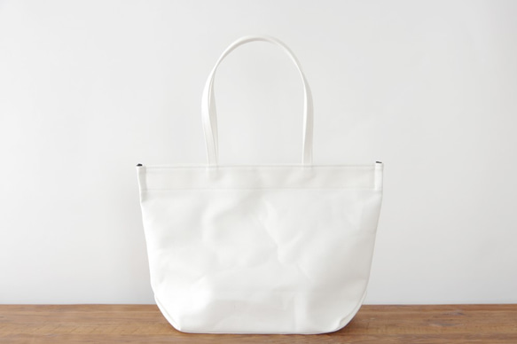 《Canvas》Simple tote Bag オフホワイト