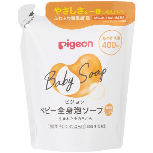 ピジョン 全身泡ソープ しっとり詰替 400ml