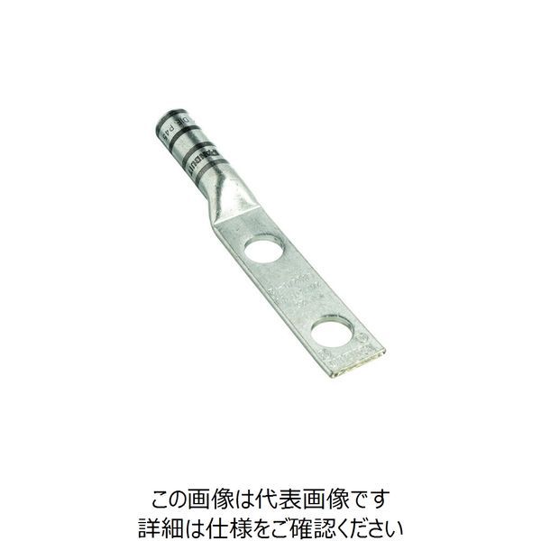 銅製圧縮端子 2穴 電線サイズ 750 kcmil 取付穴サイズ 135mm 取付穴間隔 445mm LCC750-12-6 158-9916（直送品）