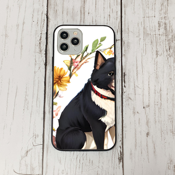 iphoneケース1-2-39 iphone 強化ガラス 犬・いぬ・ワンちゃん 箱12 かわいい アイフォン iface