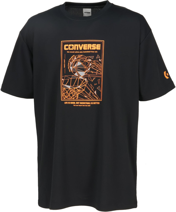 CONVERSE/CONVERSE コンバース バスケット プリントTシャツ 半袖 トップス バス･･･