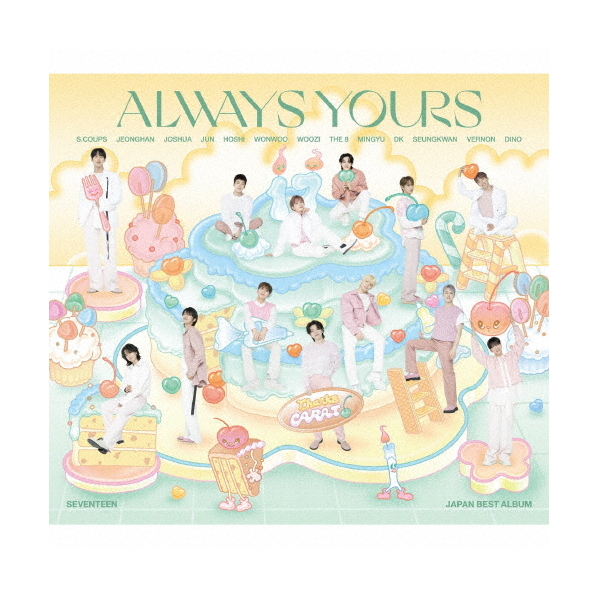 ユニバーサルミュージック SEVENTEEN JAPAN BEST ALBUM「ALWAYS YOURS」[初回限定盤C] 【CD】 POCS-39038