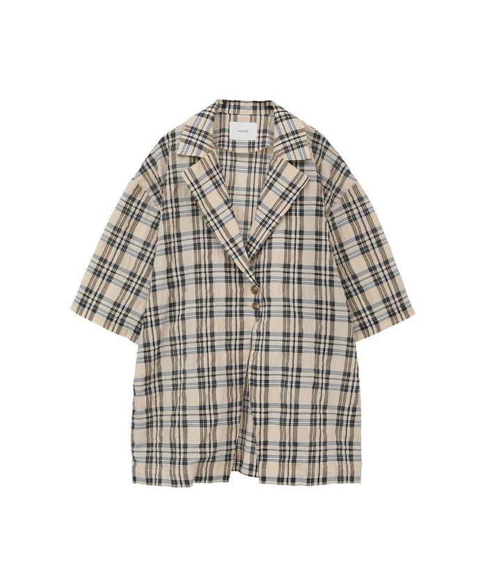 エルエイチピー/MANOF/マノフ/BELTED SHIRTS JACKET