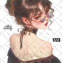 original sticker « no.1723 »     //     人物ステッカー オリジナルステッカー オリジナル人物ステッカー ステッカー cotton melody