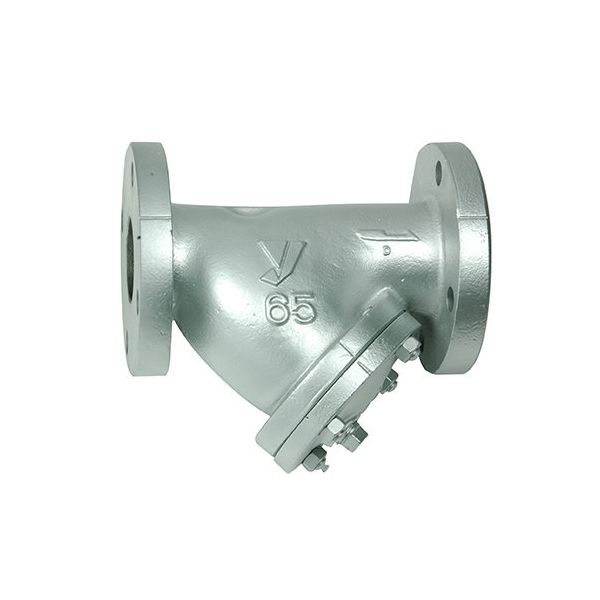 ヨシタケ FCD Y形ストレーナ フランジ・1.0MPa・標準80メッシュ SY-40-200A 1個 64-3815-67（直送品）