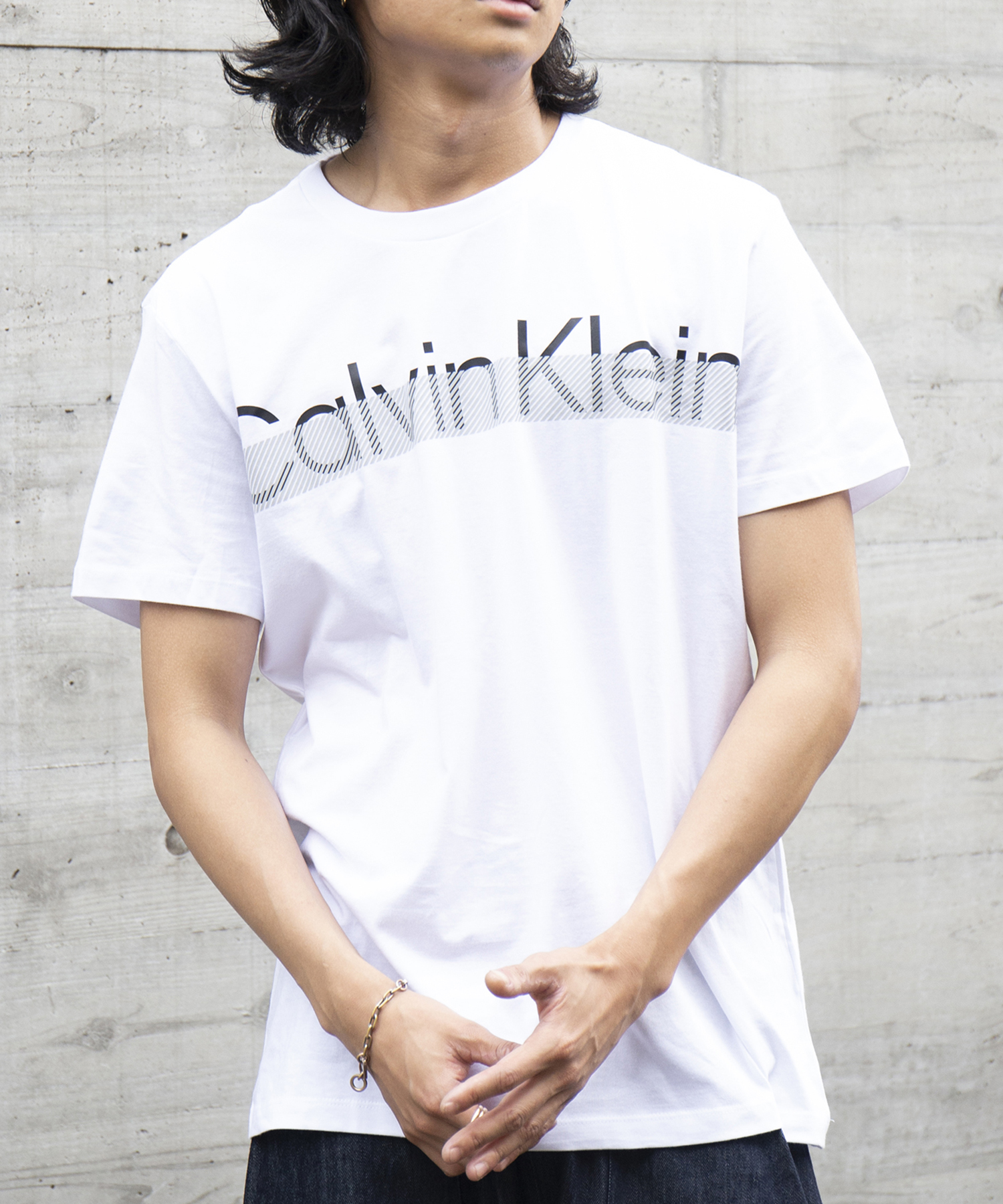 カルバンクライン/【CALVIN KLEIN / カルバンクライン】トップス Tシャツ 半袖 プリ･･･