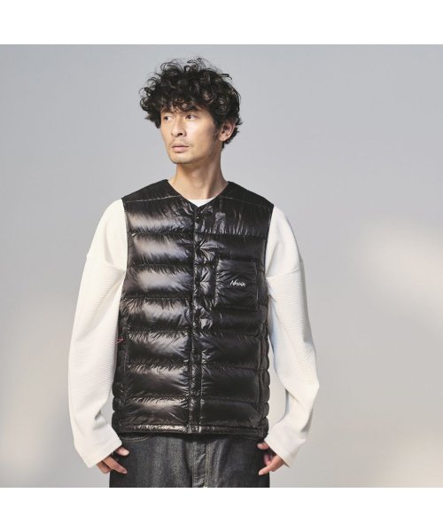 NANGA ナンガ ダウンベスト ベスト メンズ INNER DOWN VEST ブラック ネイビー カーキ ブラウン 黒 N1IdBKE2