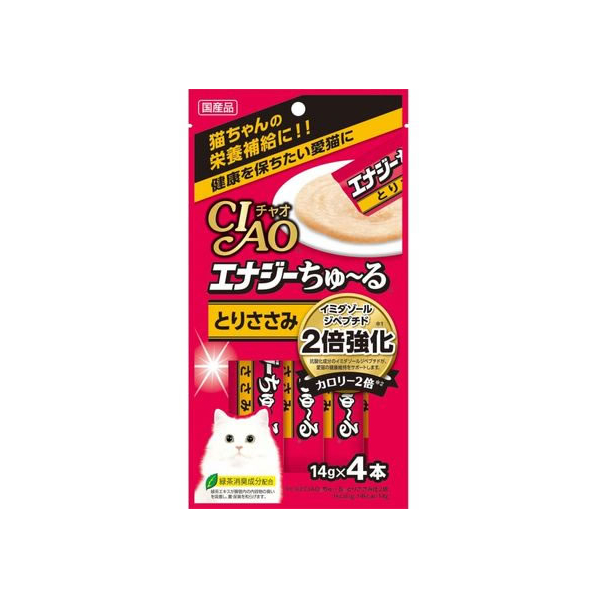 いなば CIAO エナジーちゅーる とりささみ 14g×4本 FC996RJ