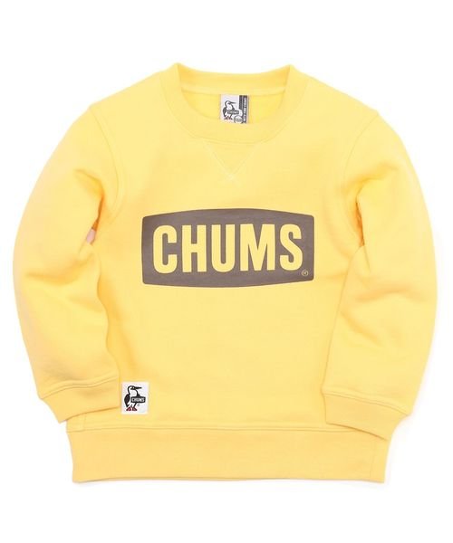 KIDS CHUMS LOGO CREW TOP (キッズ チャムスロゴ クルートップ)