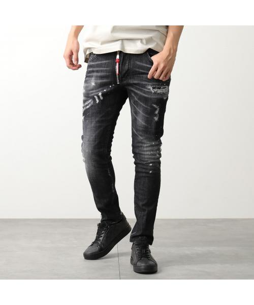 ディースクエアード/DSQUARED2 ジーンズ BLACK PIONER WASH SKATER･･･