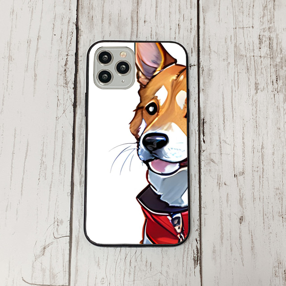 iphoneケース1-2-35 iphone 強化ガラス 犬・いぬ・ワンちゃん 箱12 かわいい アイフォン iface