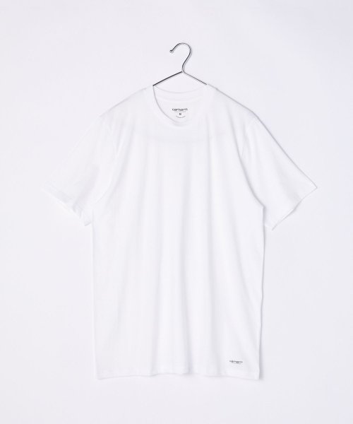 Carhartt Tシャツ 2枚セット I029370 カーハート メンズ トップス 半袖 スタンダード クルーネック Tシャツ  WIP STANDARD C