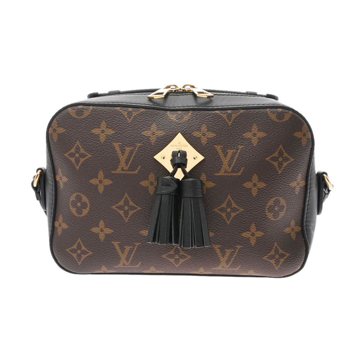 LOUIS VUITTON ルイヴィトン モノグラム サントンジュ ノワール M43555 レディース モノグラムキャンバス ショルダーバッグ Aランク 中古 