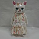 本屋のねこ こはるちゃん ハンドメイド シンプルワンピース