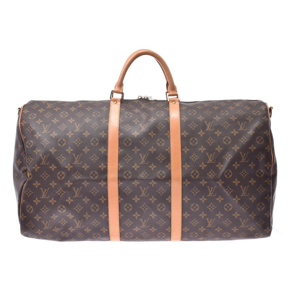 LOUIS VUITTON ルイヴィトン モノグラム キーポルバンドリエール60 ブラウン M41412 ユニセックス モノグラムキャンバス ボストンバッグ ABランク 中古 