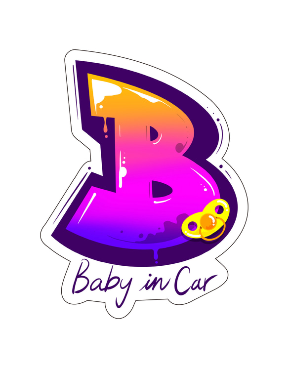 BABY IN CAR　ベイビーインカー　ステッカー