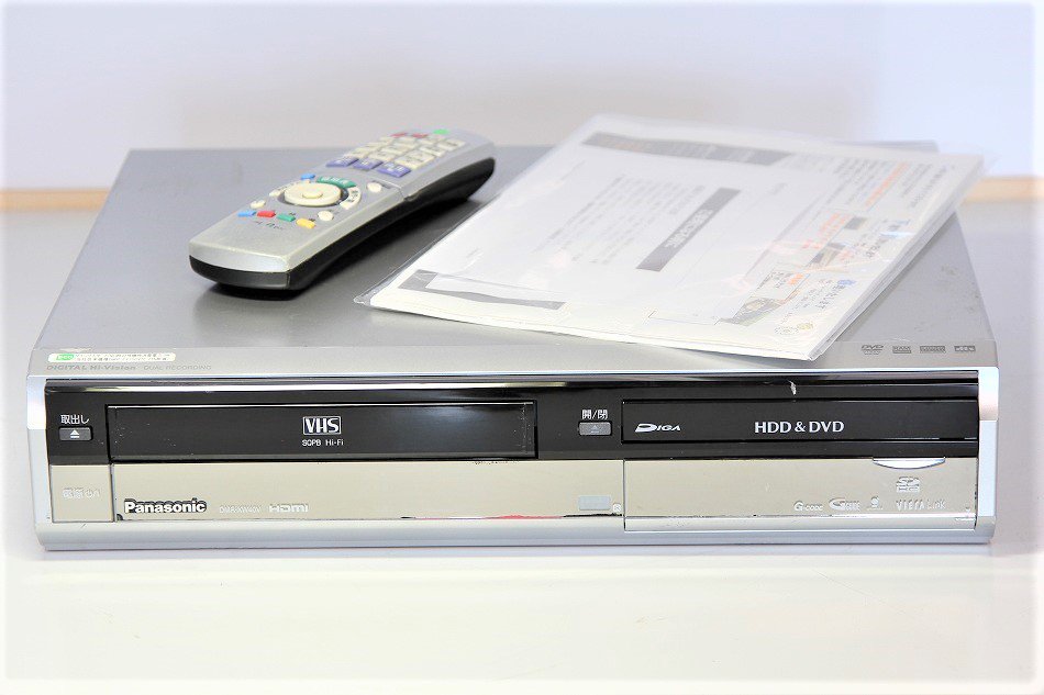 Panasonic 400GB DVDレコーダー VHSビデオ一体型 DIGA DMR-XW40V 【中古品】