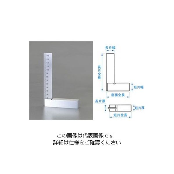 エスコ　台付スクエアー（目盛付）　EA719AM