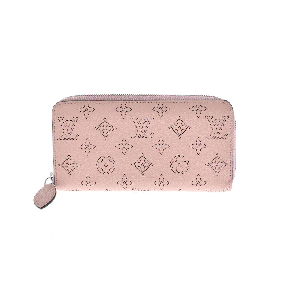 LOUIS VUITTON ルイヴィトン マヒナ ジッピーウォレット マグノリア（ピンク） M61868 レディース レザー 長財布 Bランク 中古 