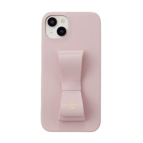 LANVIN en Bleu Slim Wrap Case Stand & Ring Ribbon for iPhone 15 Plus [ Sakura Pink ] LBSPKSRIP2367 ピンク