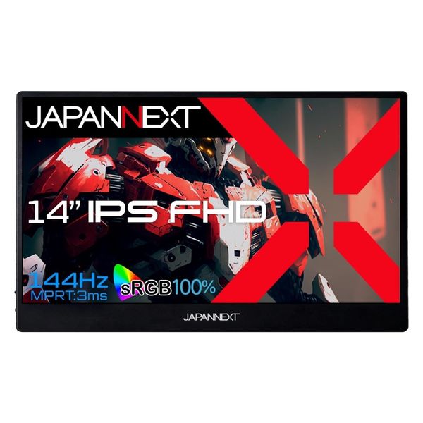 ジャパンネクスト  14インチ モバイルゲーミングモニター(1920x1080/IPS) JN-MD-14I144F（直送品）